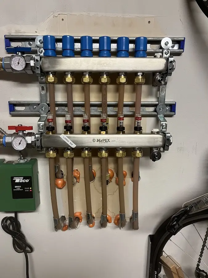 Plumber performing Leak Detection at a residential property in Fallbrook